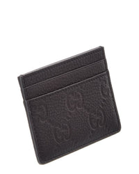Gucci Gucci Gg Emblem Leather Card Case