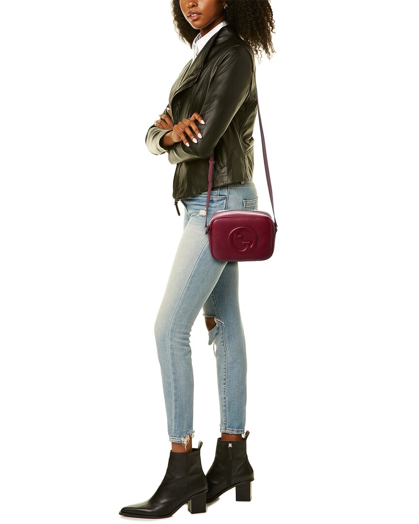 Gucci Gucci Blondie Mini Leather Camera Bag