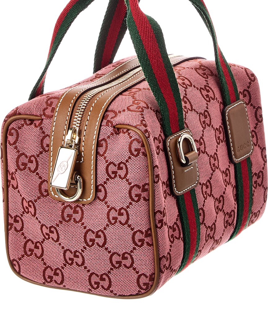 Gucci Gucci Mini Gg Canvas & Leather Handbag