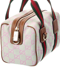 Gucci Mini Gg Canvas & Leather Handbag