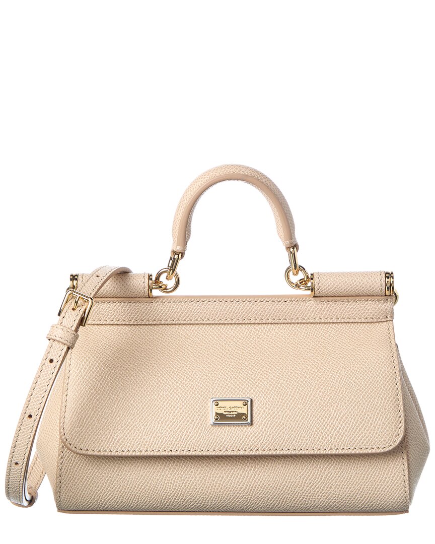 Dolce & Gabbana Dolce & Gabbana Sicily Mini Leather Shoulder Bag