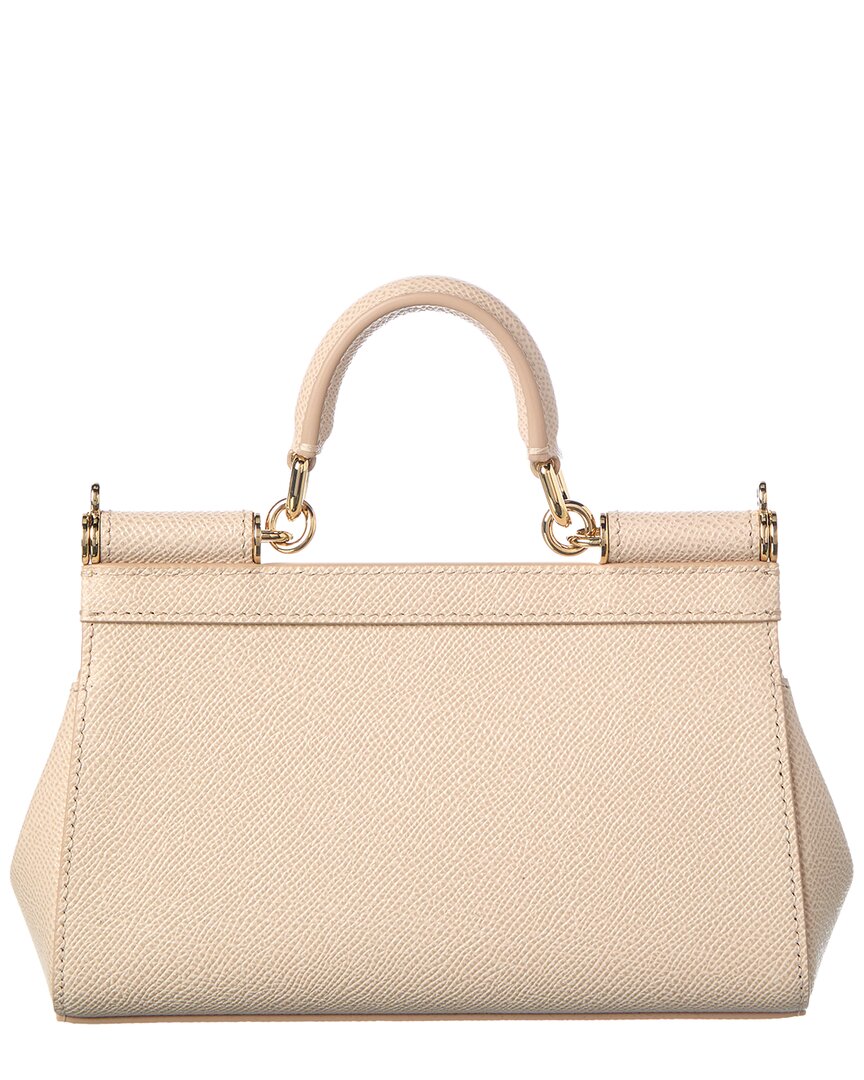Dolce & Gabbana Dolce & Gabbana Sicily Mini Leather Shoulder Bag