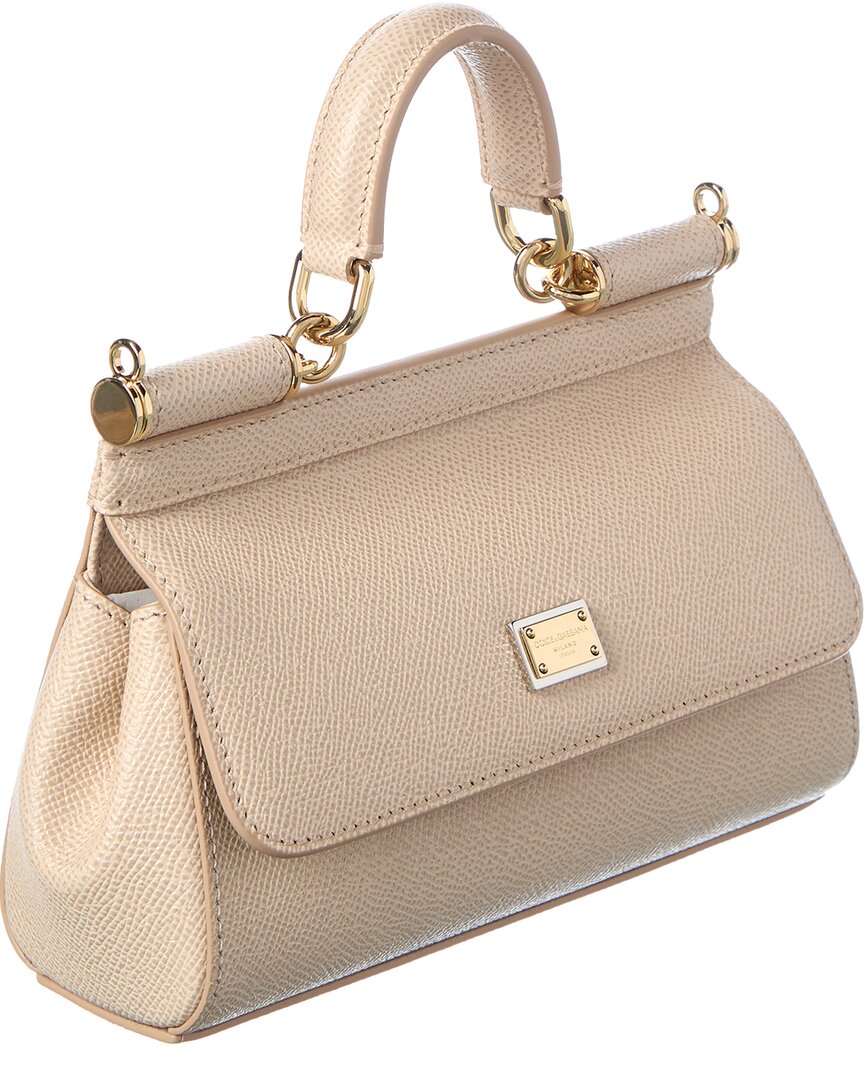 Dolce & Gabbana Dolce & Gabbana Sicily Mini Leather Shoulder Bag
