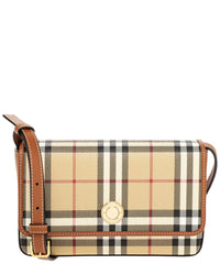 Burberry Dnu Inv Burberry Hampshire Canvas & Leather Crossbody