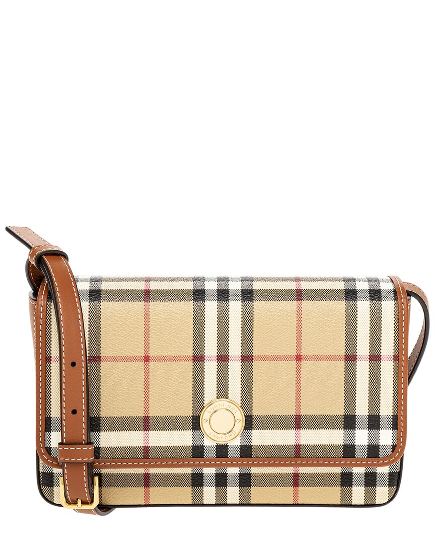 Burberry Dnu Inv Burberry Hampshire Canvas & Leather Crossbody