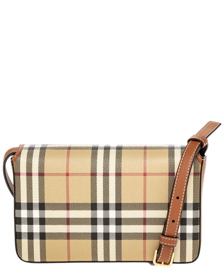 Burberry Dnu Inv Burberry Hampshire Canvas & Leather Crossbody