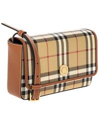 Burberry Dnu Inv Burberry Hampshire Canvas & Leather Crossbody
