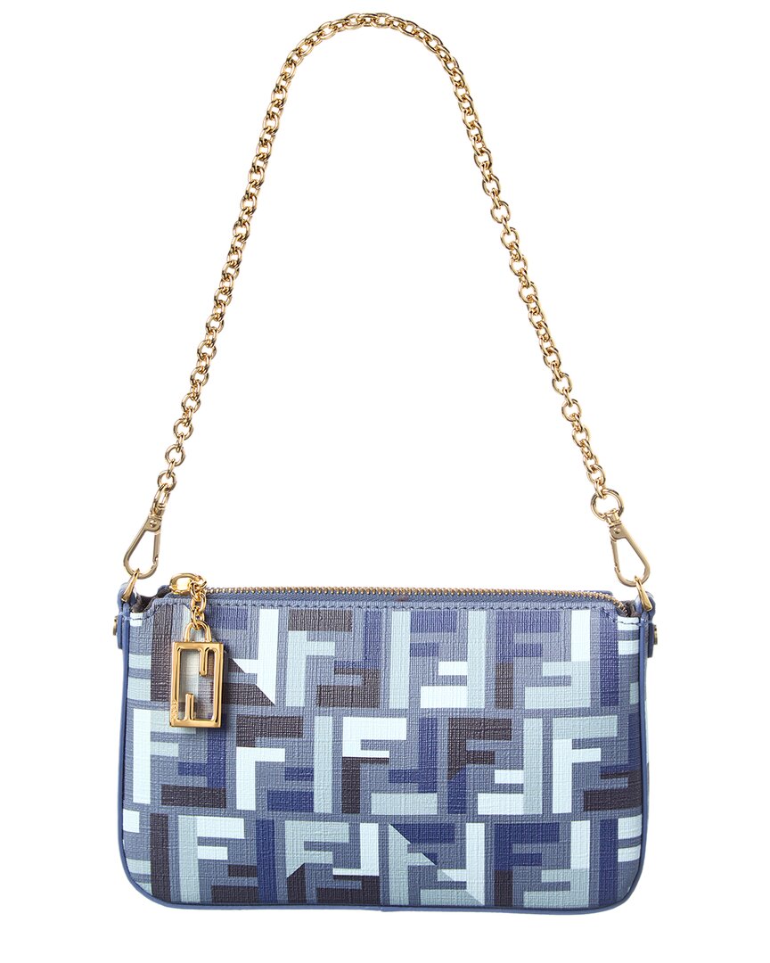 Fendi Baguette Ff Jacquard Pouch