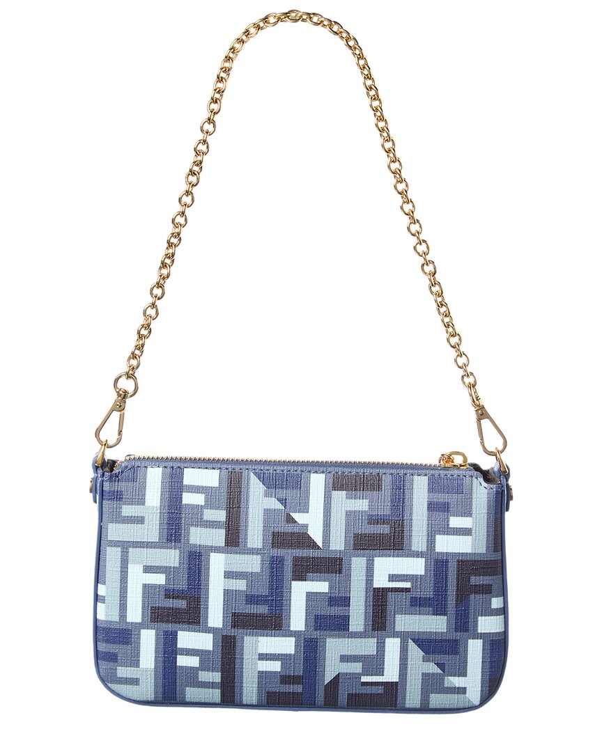 Fendi Baguette Ff Jacquard Pouch