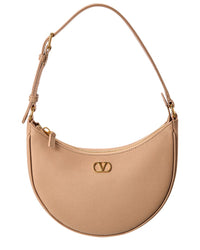Valentino Valentino Vlogo Signature Mini Leather Hobo Bag