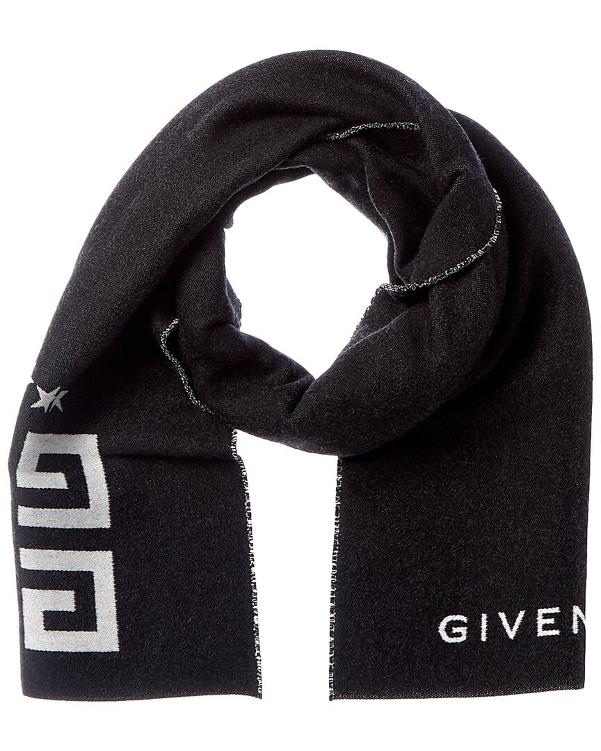 Givenchy Givenchy 4G Reversible Wool & Silk-Blend Scarf