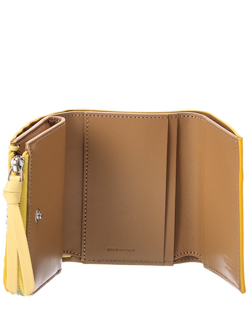 Fendi Selleria Micro Leather Trifold Wallet
