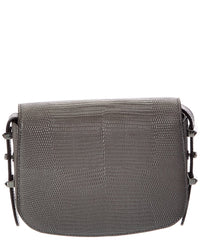 Jimmy Choo Jimmy Choo Lizard-Embossed Leather Crossbody