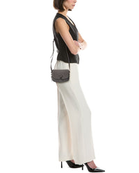 Jimmy Choo Jimmy Choo Lizard-Embossed Leather Crossbody