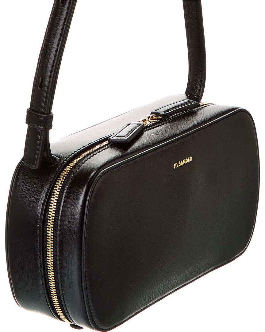 Jil Sander Logo Small Leather Crossbody – Bluefly