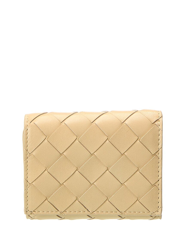 Bottega Veneta Intrecciato Leather Trifold Wallet