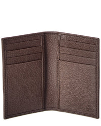 Gucci Gucci Ophidia Gg Supreme Canvas & Leather Card Case