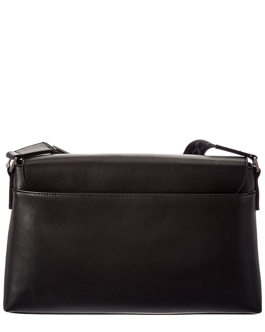 Off-White™ Off-White™ Leather Crossbody Messenger Bag