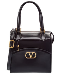 Valentino Valentino Vlogo Small Leather Satchel
