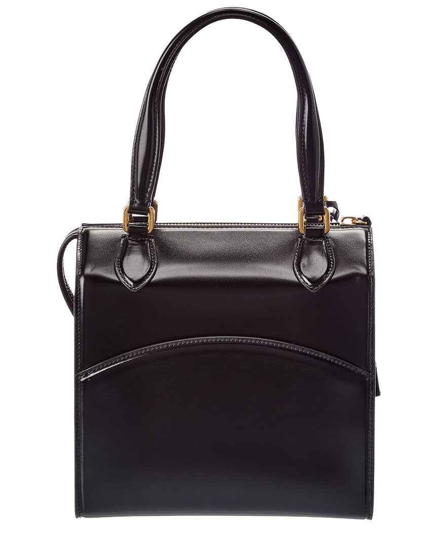 Valentino Valentino Vlogo Small Leather Satchel
