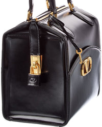 Valentino Valentino Vlogo Small Leather Satchel