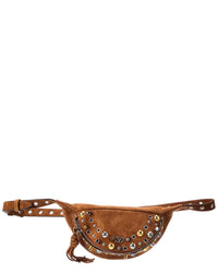 Valentino Valentino Vlogo Suede Belt Bag