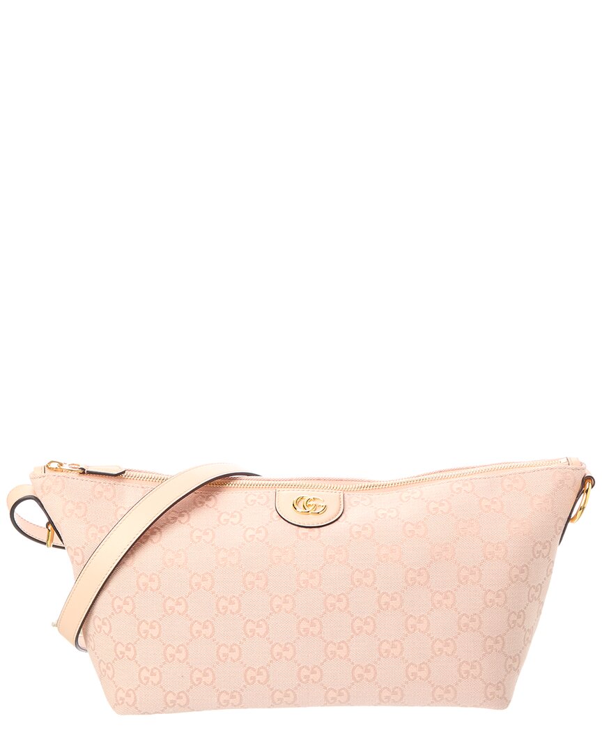 Gucci Gucci Gg Logo Supreme Canvas & Leather Medium Vanity Case