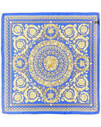 Versace Barocco Print Silk Scarf