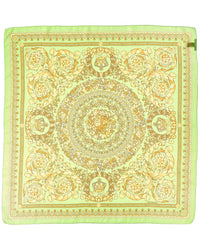 Versace Barocco Print Silk Scarf