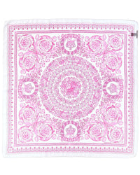Versace Barocco Print Silk Scarf