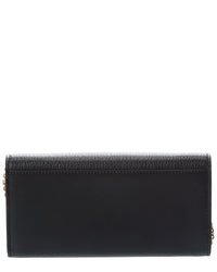 Fendi Ff Leather Continental Wallet On Chain