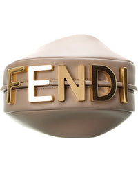 FENDI Fendi Fendigraphy Mini Leather Hobo Bag