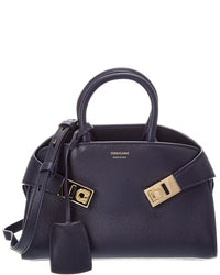 Ferragamo Dnu Inv Ferragamo Hug Mini Leather Crossbody
