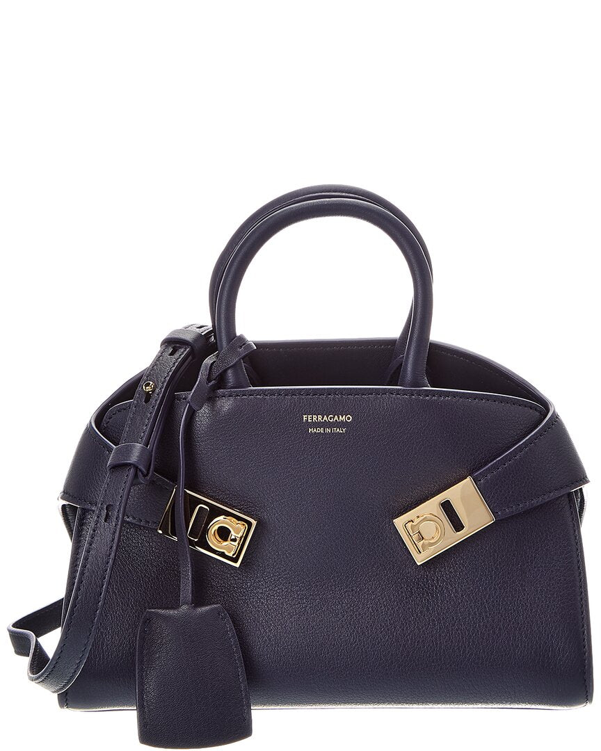 Ferragamo Dnu Inv Ferragamo Hug Mini Leather Crossbody
