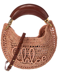 Chloé Summer Banana Raffia Hobo Bag
