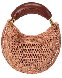 Chloé Summer Banana Raffia Hobo Bag