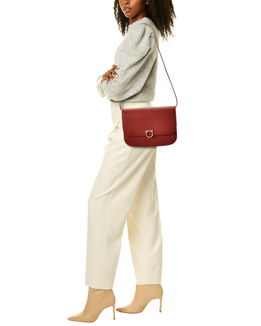 Ferragamo Gancini Leather Crossbody