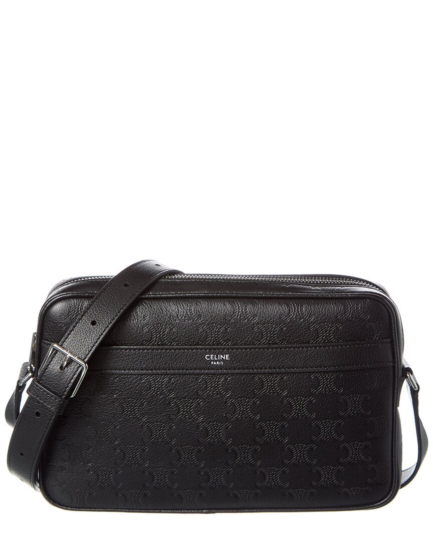 CELINE Celine Medium Triomphe Leather Crossbody