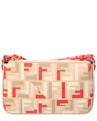 Fendi Baguette Ff Jacquard Pouch