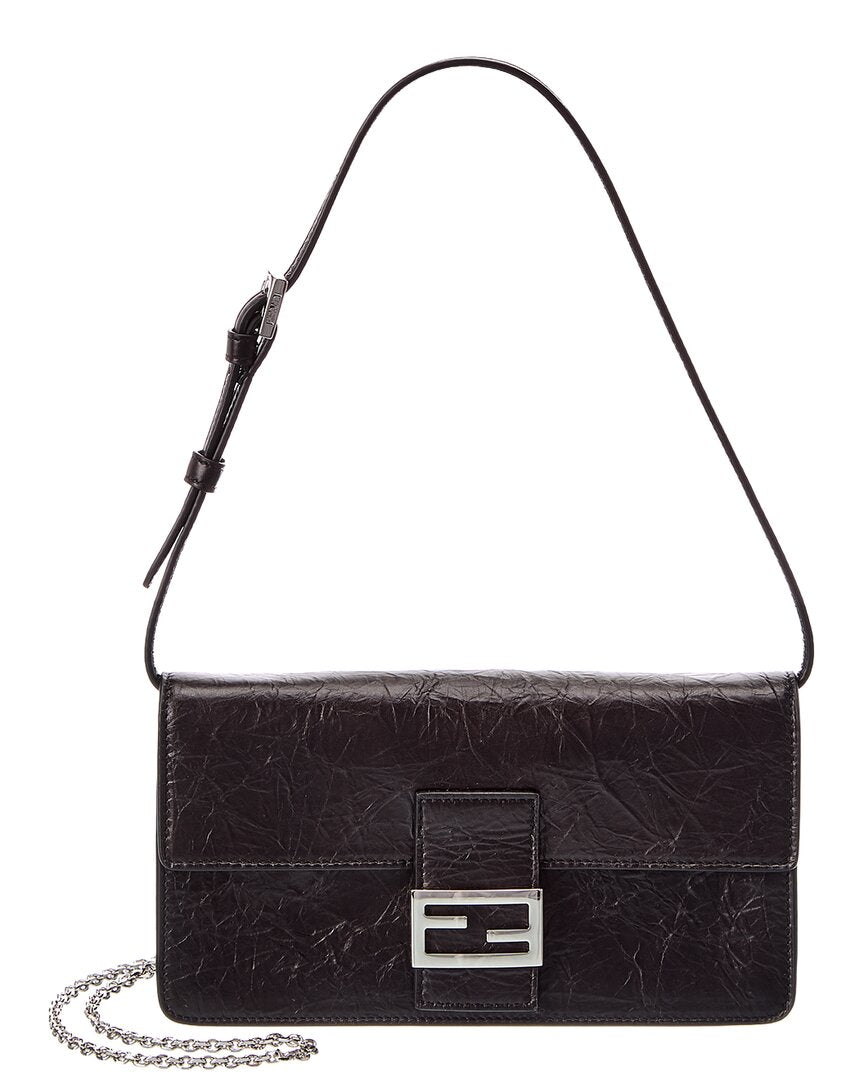 Fendi Tube Leather Wallet On Chain
