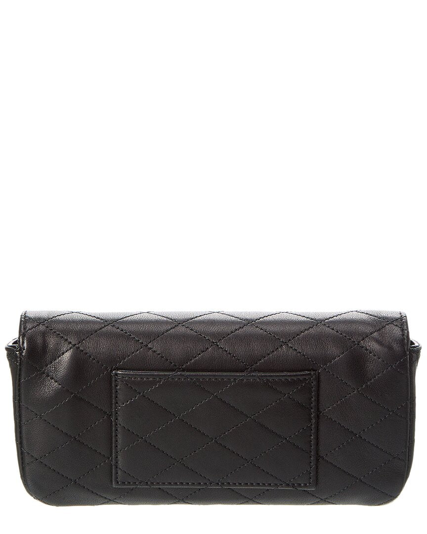 Saint Laurent Saint Laurent Gaby Chain Quilted Leather Phone Holder