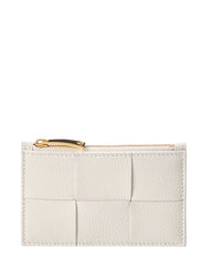Bottega Veneta Bottega Veneta Zippered Maxi Intrecciato Leather Card Case