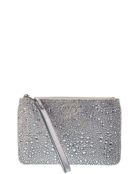 Valentino Valentino Vlogo Signature Small Leather Clutch