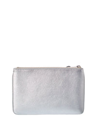 Valentino Valentino Vlogo Signature Small Leather Clutch