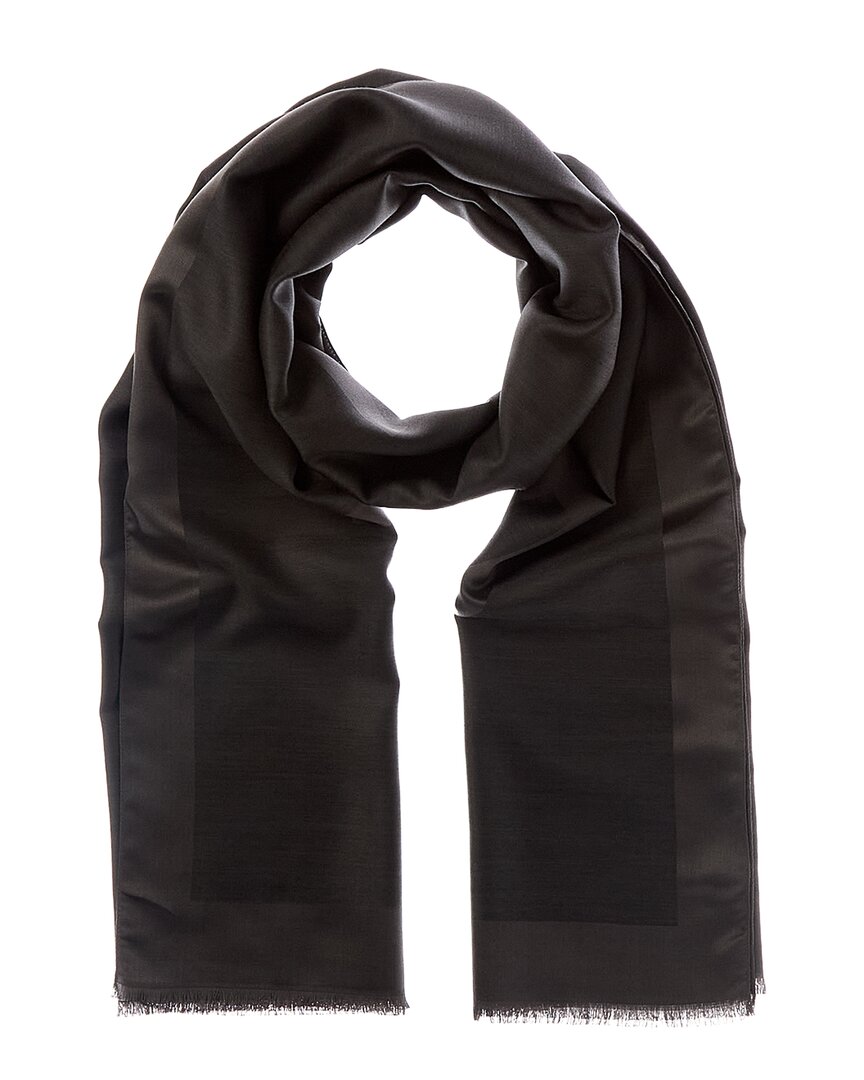 Givenchy Oblong 4G Wool & Silk-Blend Scarf