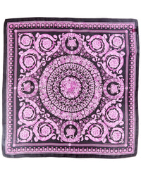 Versace Barocco Print Silk Scarf
