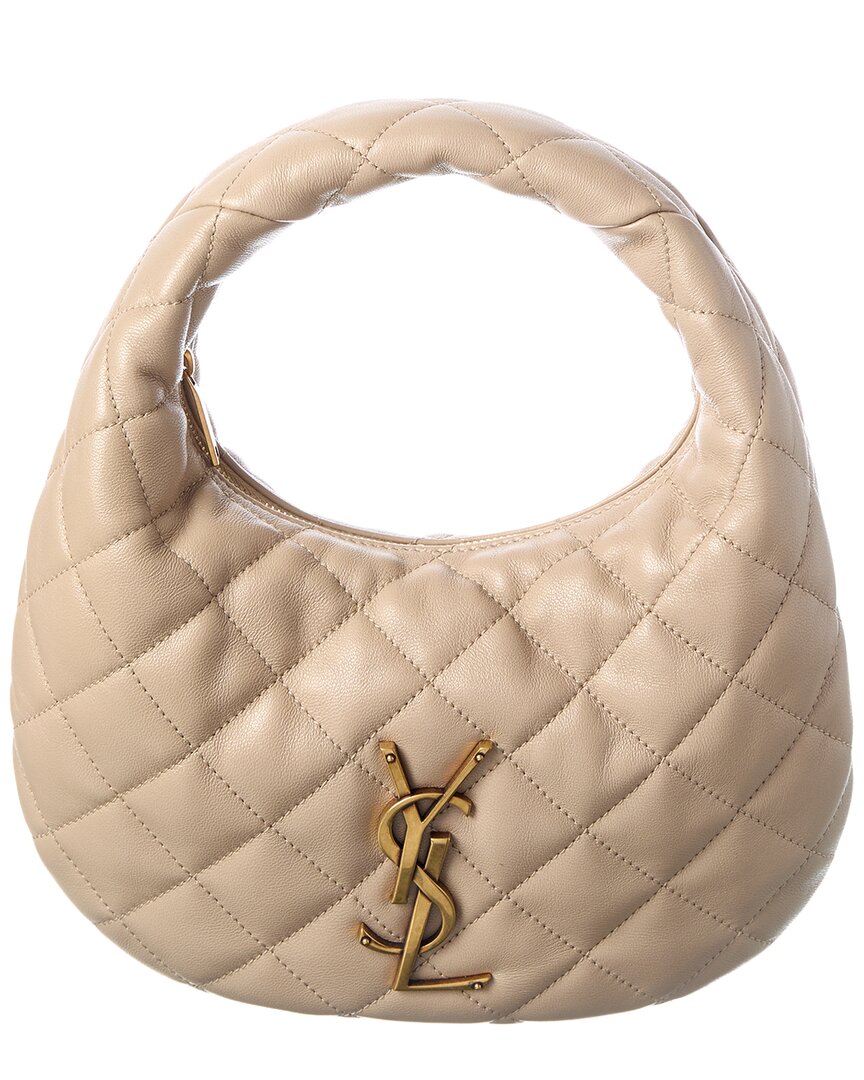 Saint Laurent Saint Laurent Icarino Quilted Leather Hobo Bag