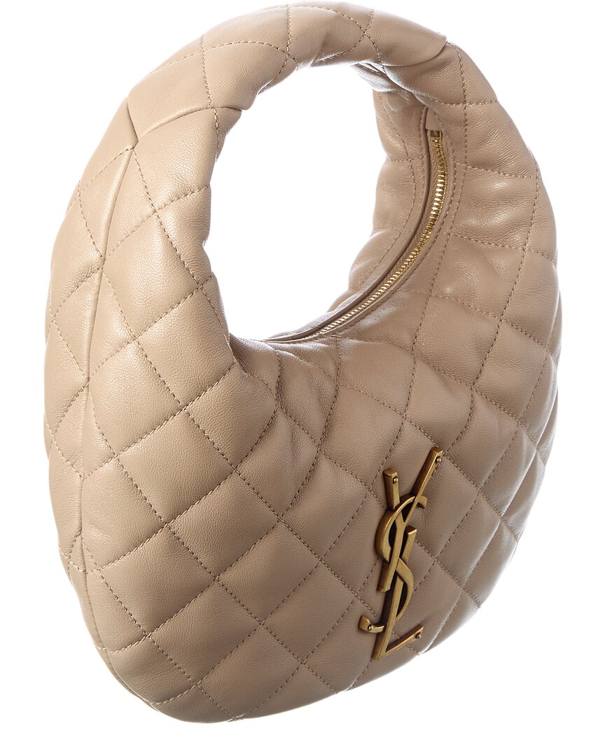 Saint Laurent Saint Laurent Icarino Quilted Leather Hobo Bag