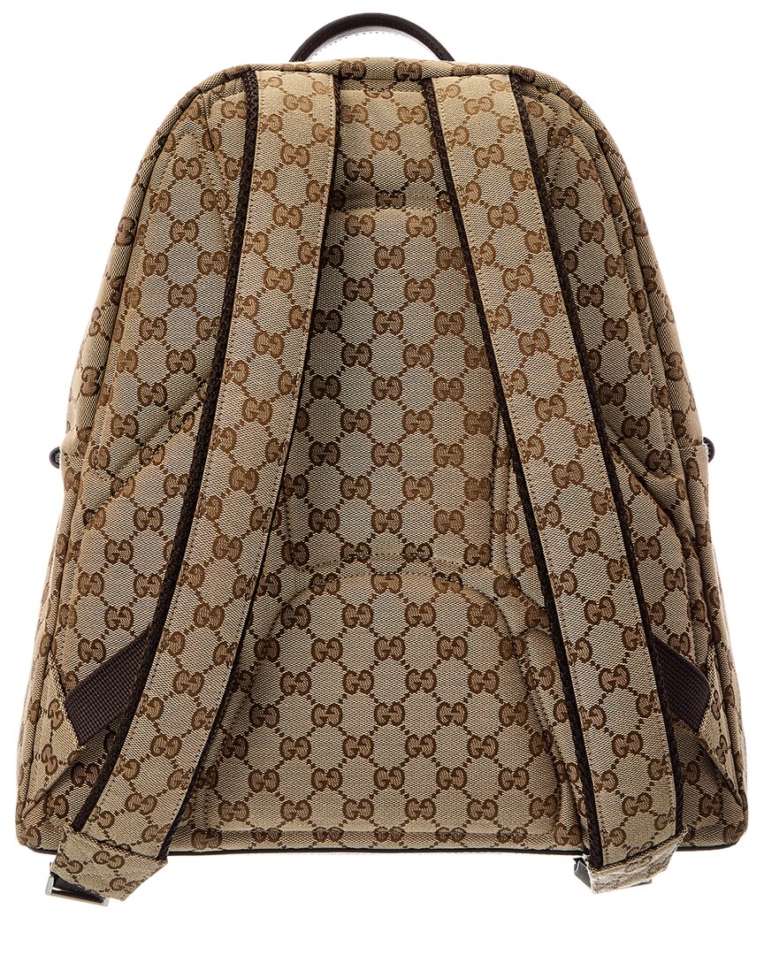 Gucci Gucci Gg Canvas Backpack