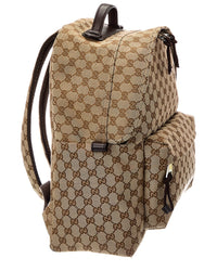 Gucci Gucci Gg Canvas Backpack